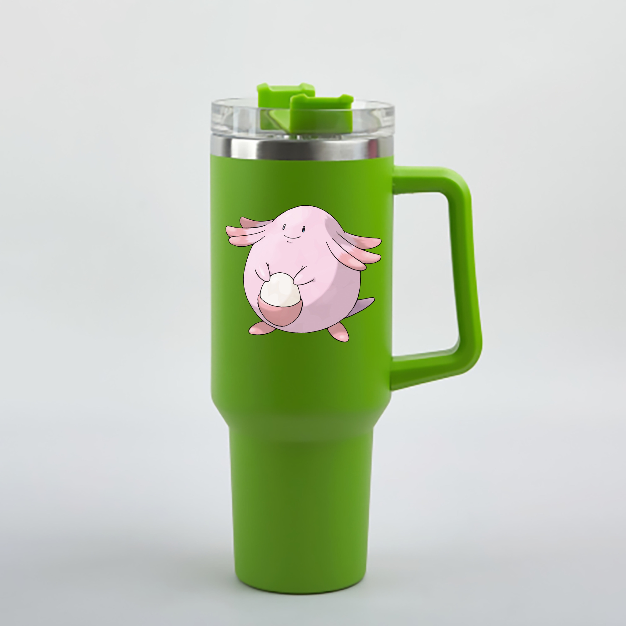 （画像用） ポケットモンスター Pokémon 1200mL車用タンブラー - クリスタルステッカー（プラスチックストロー付き）